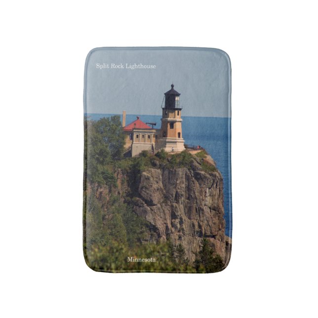 Split Rock Lighthouse bath mat (Front Vertical)