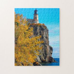 Split Rock Lighthouse Lake Superior. Jigsaw Puzzle