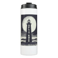 Split Rock Lighthouse Minnesota Moon