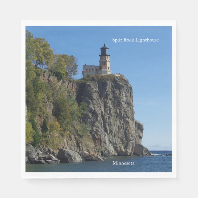 Split Rock Lighthouse napkins (Front)