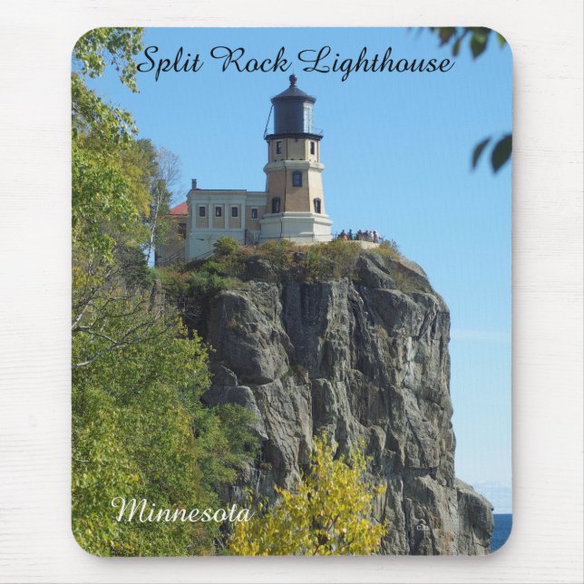 Split Rock Lighthouse tall mousepad (Front)