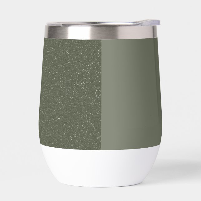 Split Texture Moss Green Event Tumbler – Customise (Left)