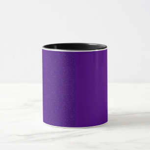 Split-Texture Purple Ceramic Mug – Customisable