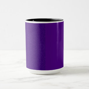 Split Texture Purple Custom Coffee Mug