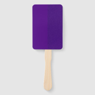 Split-Texture Purple Paddle Fan – Customisable
