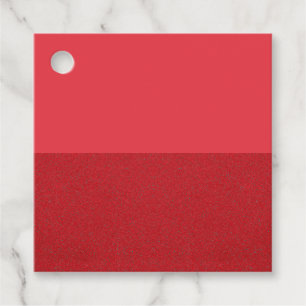 Split-Texture Tomato Red Favour Tags – Customisabl