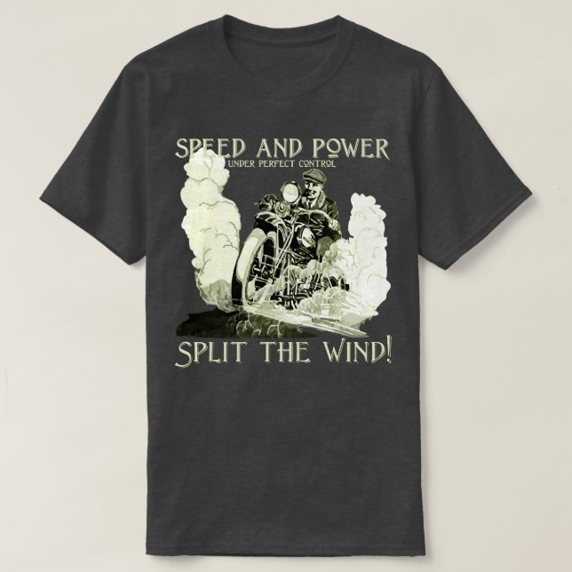 Split the Wind Vintage Raider T-Shirt (Design Front)