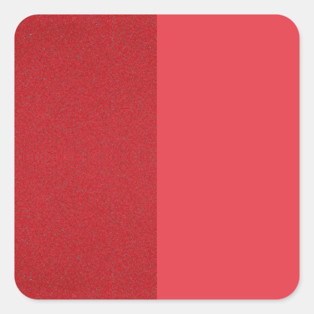 Split Tomato Red Matte Sticker – Custom Look (Front)