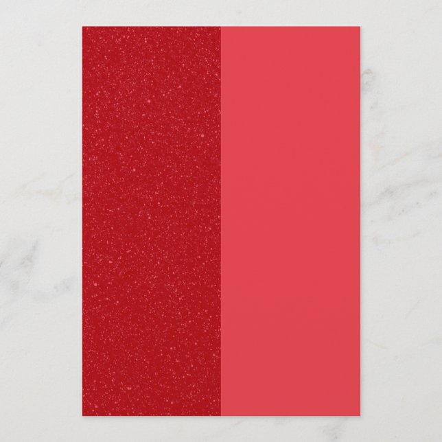 Split Tomato Red Modern Menu Design – Customisable (Front)