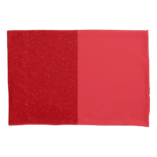 Split Tomato Red Texture Pillowcase – Customisable