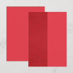 Split Tomato Red Textured Insert Card – Customise
