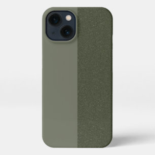 Split-Tone Moss Green iPhone 13 Case – Customise