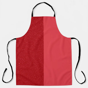 Split-Tone Tomato Red Chef Apron – Customisable