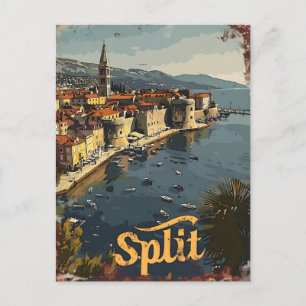 Split Vintage Postcard