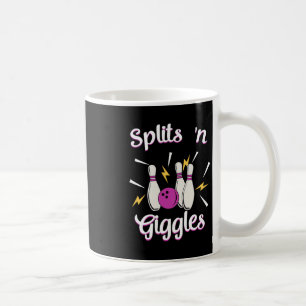 Splits n Giggles Funny Bowling Team Bowler Sports Coffee Mug