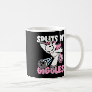 Splits N' Giggles Unicorn Bowling Bowler Coffee Mug