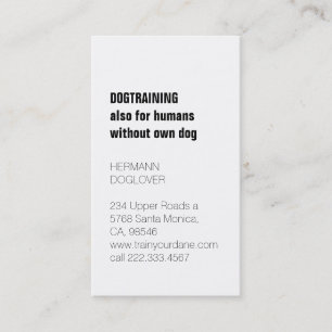 Splitted Great Danes Business Card