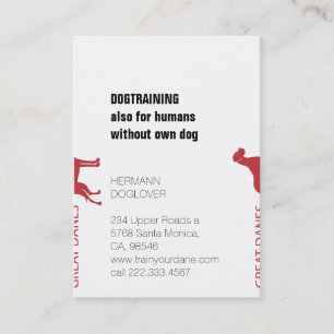 Splitted Great Danes Business Card