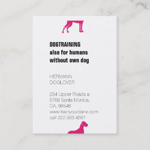 Splitted Great Danes Business Card