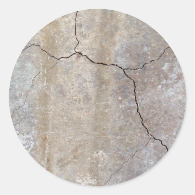 Splitting Stone Classic Round Sticker (Front)