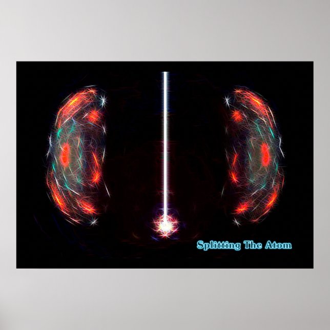 Splitting The Atom Poster (Front)