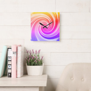 SPNP_10.75" Square Acrylic Wall Clock