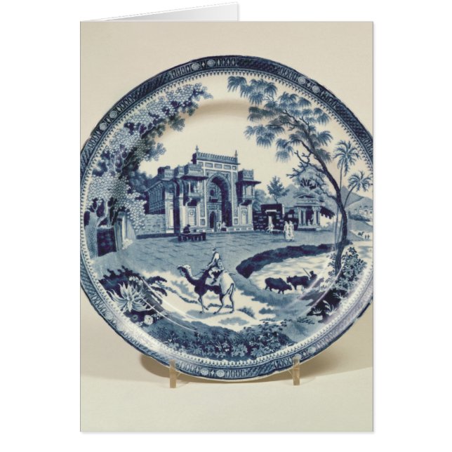 Spode blue and white plate, c.1815 (Front)