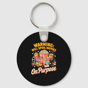 Spoil movies film movie food night snack popcorn key ring