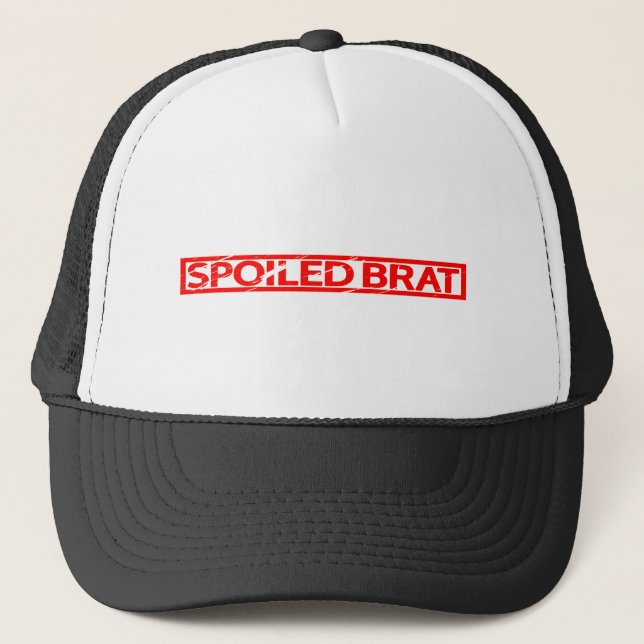 Spoiled Brat Stamp Trucker Hat (Front)