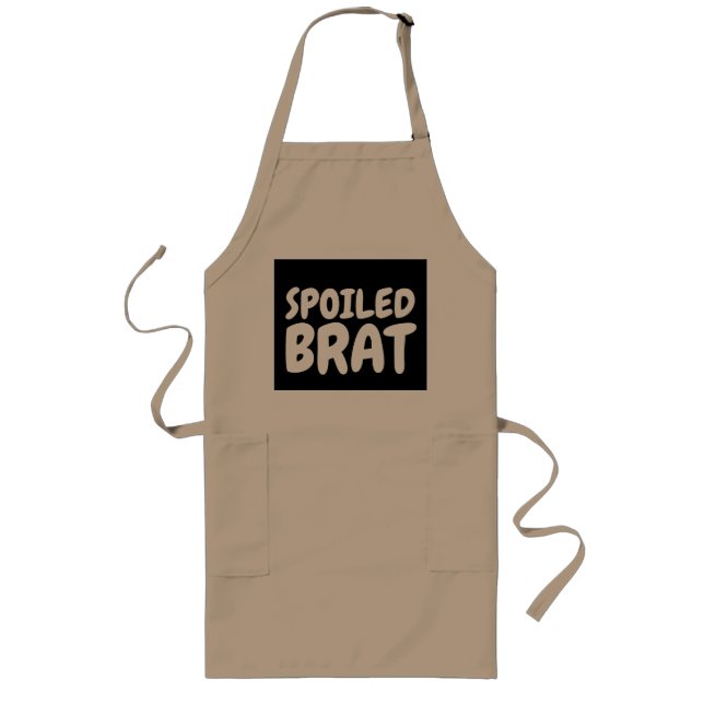 SPOILED BRAT Wife Kitchen aprons (Front)