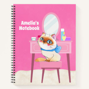 Spoiled Kitty Spiral Notebook