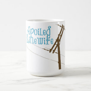 Spoiled Linewife Mug {Blue/Brown}