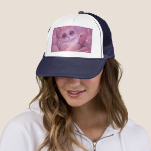Spoiled Princess Cat Texting in Bed Trucker Hat