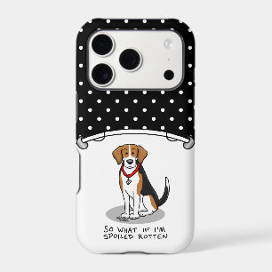 Spoiled Rotten Beagle (tri colour 3) Dog Funny