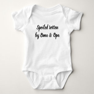 Spoiled Rotten by Oma & Opa Baby Bodysuit