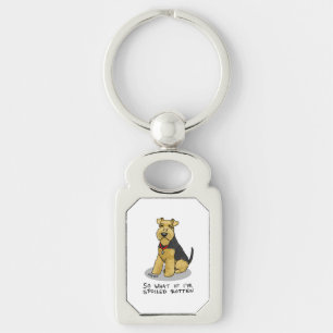 Spoiled Rotten Welsh Terrier Dog - Cute Key Ring