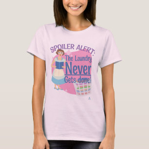 Spoiler Never Did Laundry Reading Housewife T-Shirt