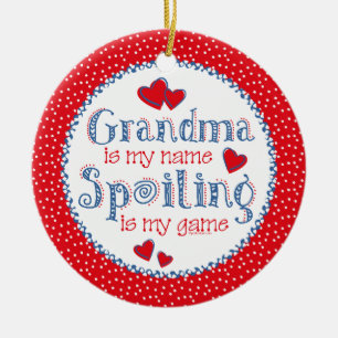 Spoiling Grandma Ornament