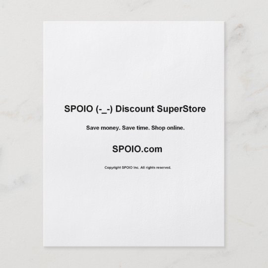 SPOIO.com - flyer