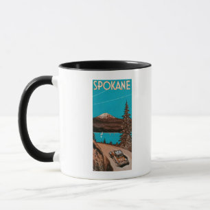 Spokane Advertising Poster #2Spokane, WA Mug