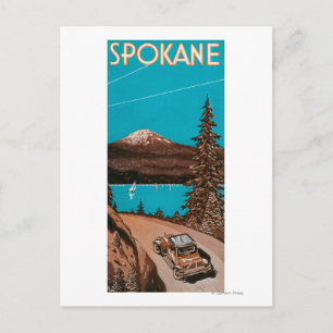 Spokane Advertising Poster #2Spokane, WA Postcard