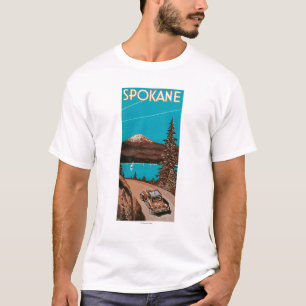 Spokane Advertising Poster #2Spokane, WA T-Shirt