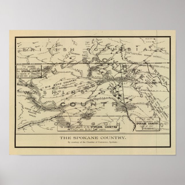 Spokane Country Poster (Front)