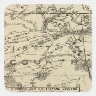 Spokane Country Square Sticker