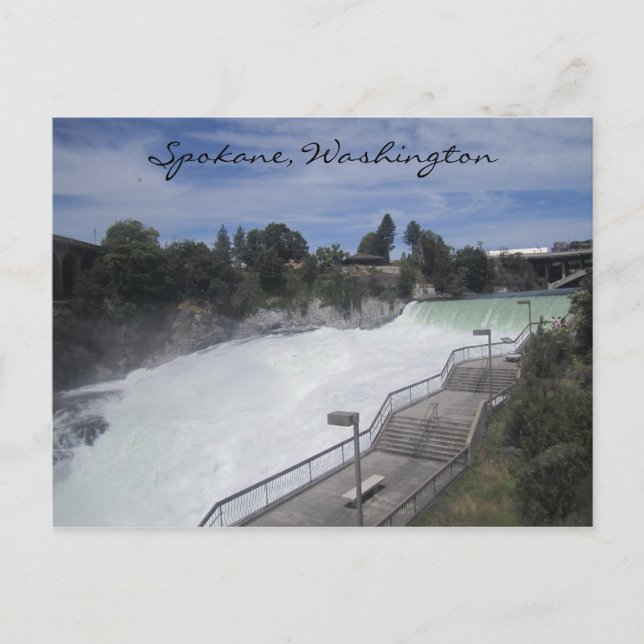 Spokane Falls Postcard (Front)