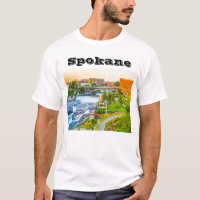Spokane Falls Washington T-Shirt
