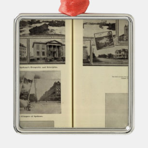 Spokane Metal Tree Decoration