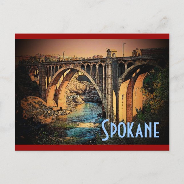 Spokane Postcard (Front)