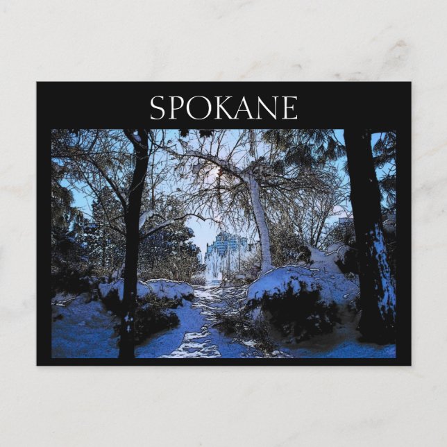 Spokane Postcard (Front)