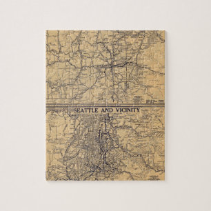 Spokane, Seattle Jigsaw Puzzle
